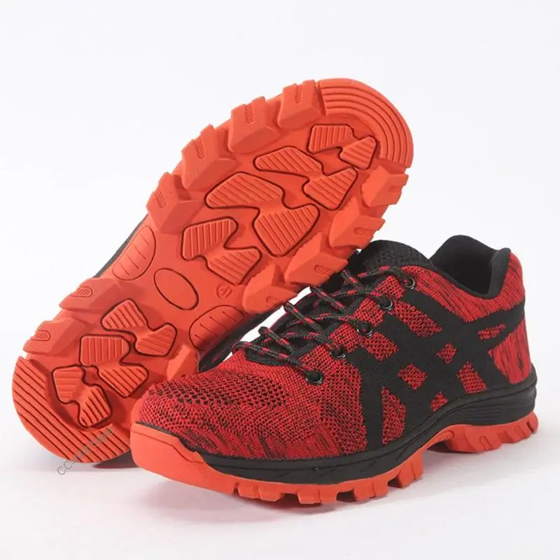 New Breathable Safety Shoes Indestructible Steel Toe Anti-puncture Working Boot Light Comfort Protection Outdoor Working Shoes
