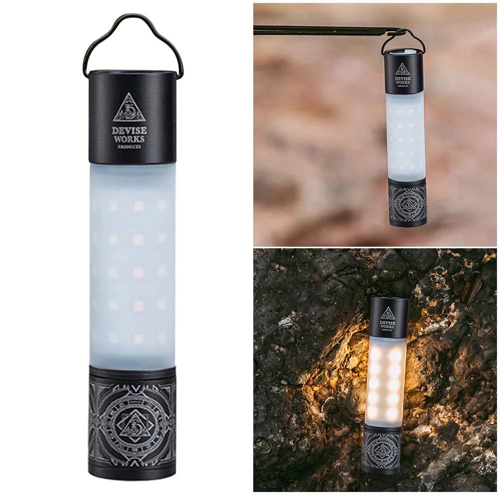 Camping Tent Light 2600mAh Hanging Tent Light IPX4 Waterproof Portable Lantern Flashlight for Camping Hiking Travel and More