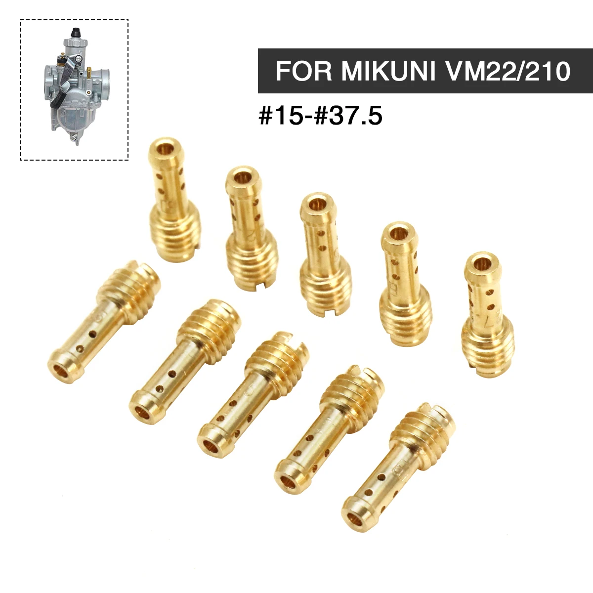 Фото ZSDTRP 10 шт. карбюратор для мотоцикла Idle Pilot Jet для MIKUNI VM/TM/TMX VM22/210 карбюратор №4