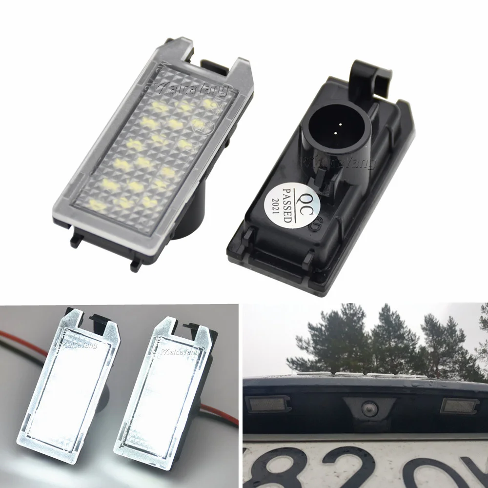 2 Pz Led Targa Luce Targa Lampada Per Jeep Grand Cherokee Compass Patriot Fiat 500 Dodge Viper Maserati Levante