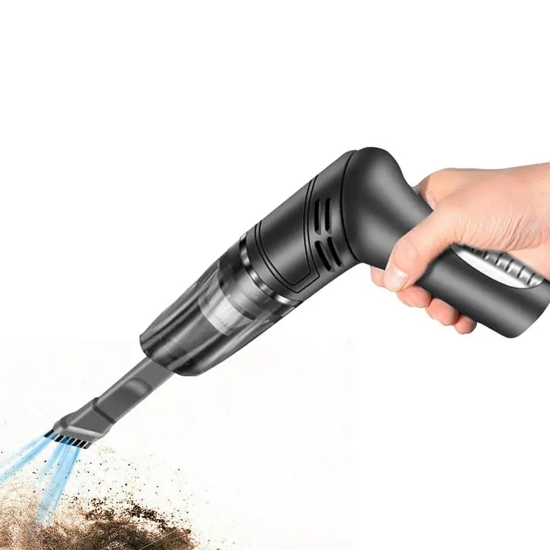 

12000Pa 2-IN-1 Mini Car Vacuum Cleaner & Air Blower Cordless Handheld Mini Auto Vacuum Cleaner For Car Interior Home Computer PC