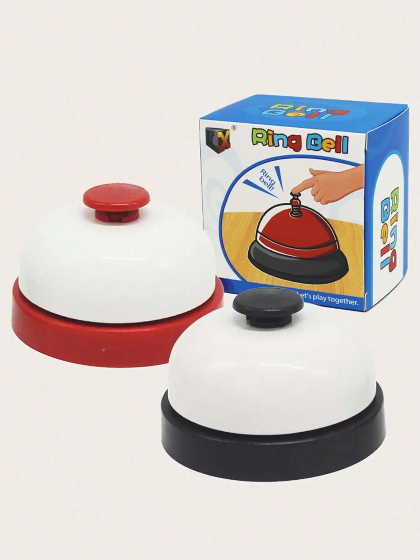 1pc Pet Interactive Bell Toy Dog Training Called Dinner Small Bell Puppy Feeding Reminder Solid Color Ring Teddy Dog Products