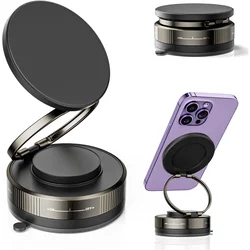 Universal 360 - Degree Magnetic Phone Holder with Suction Cup (Black)