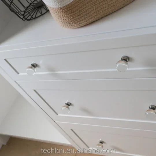 Wooden wardrobe clothes storage furniture Walk-in Closet dressing room Wood Veneer Flat panel