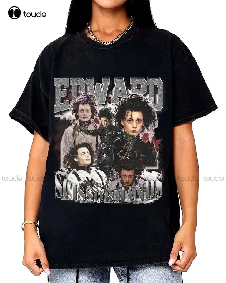 Edward Scissorhands Retro 90S Vintage Bootleg Shirt, Johnny Depp