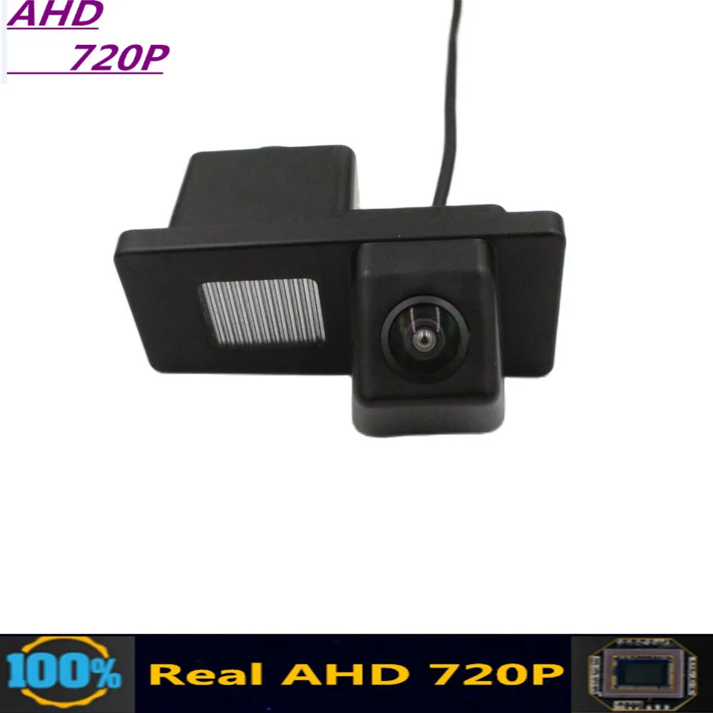 

170° AHD 720P Car License Plate Rear View Camera For SsangYong Actyon Sports 2006~2019 Kyron Rexton Reverse Parking Monitor