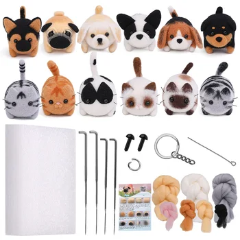 Dog Cat Wool Felting Material Kit 1