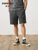 SIMWOOD 2024 Summer New Oversize 390gsm Fabric Jogger Shorts Casual Drawstring Elastic Waist Workout Running Shorts 1