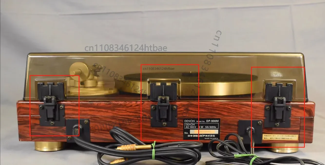 OK 데논 DP-900M 턴테이블용 새 제품 3개 턴테이블 먼지 힌지 커버