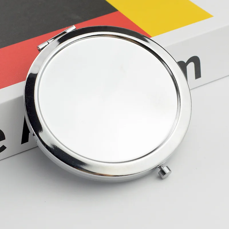 포켓 거울 여행용 화장 거울 깨지지 않는 스테인레스 스틸 울트라 슬림 접이식 휴대용 화장 거울 휴대용 여행용