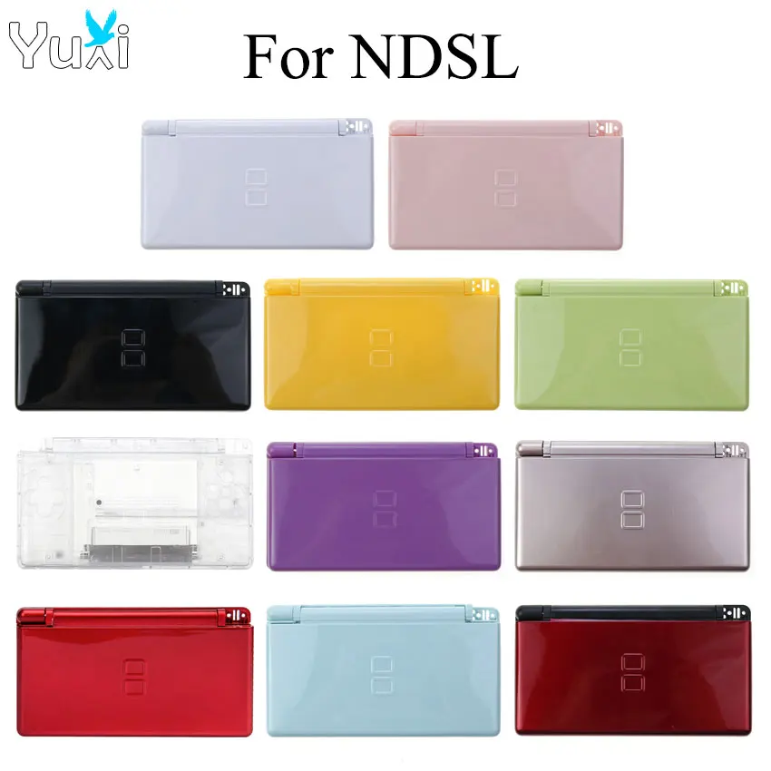 YuXi 교체 하우징 쉘 케이스 키트, 버튼 세트 포함, DS Lite DSL용, NDSL 콘솔 수리 부품