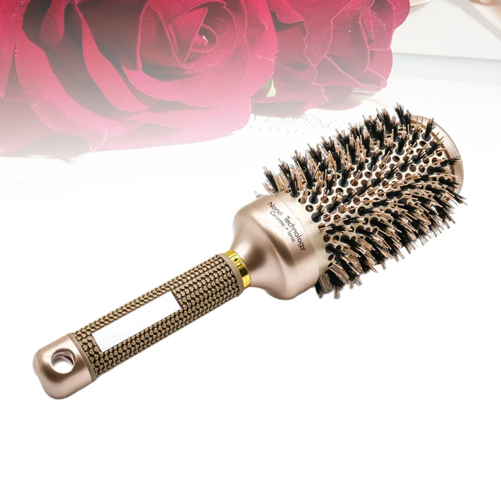 

Hair Comb Salon Accessories Straightener Anti-Static Curling Hairbrush for Curly
