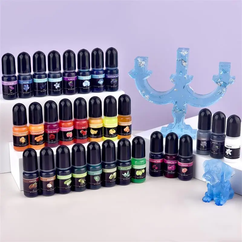 Vibrant 5ml Epoxy Resin Liquid Colorant for Creative DIY Art and Jewelry Making