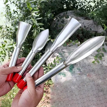 Gardening Shovel Stainless Steel Leaf Hand Spade Planting Weeding Digging Transplanting Trowel Potting Soil Scoop Gardening Tool