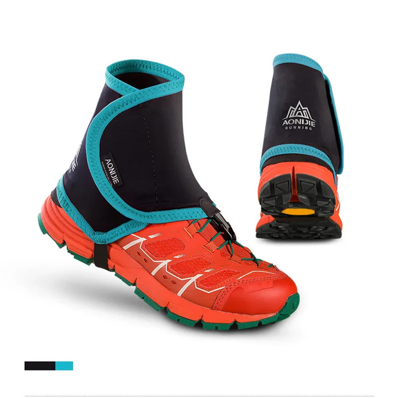 Outdoor Unisex High Trail Reflective Gaiters Protective Mud-proof Insect-proof Sandproof Shoe Cover For Running Jogging Marathon