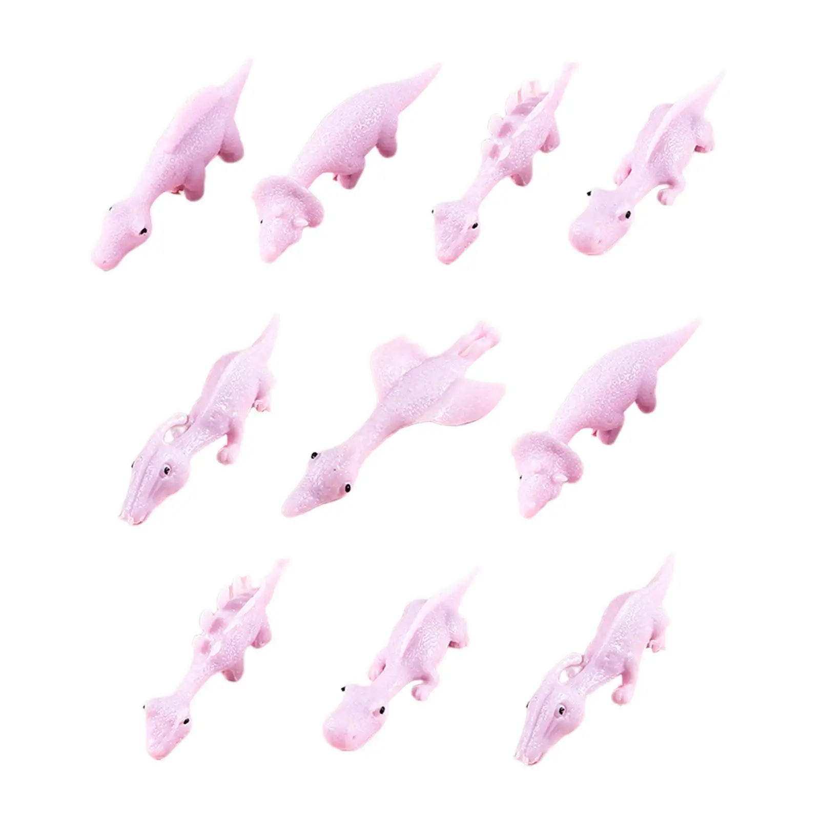 공룡 손가락 새총 파티 가방 필러 공룡 장난감, 카니발 파티 선물, 생일 소녀 할로윈, 10 개