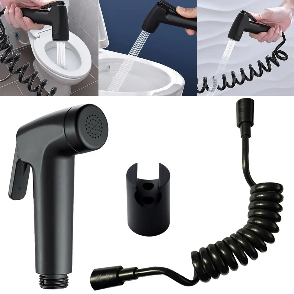Handheld Bidet Sprayer Set Dual Mode Stainless Steel Spray Gun Shower Handheld Toilet Bidet Faucet Sprayer Shower