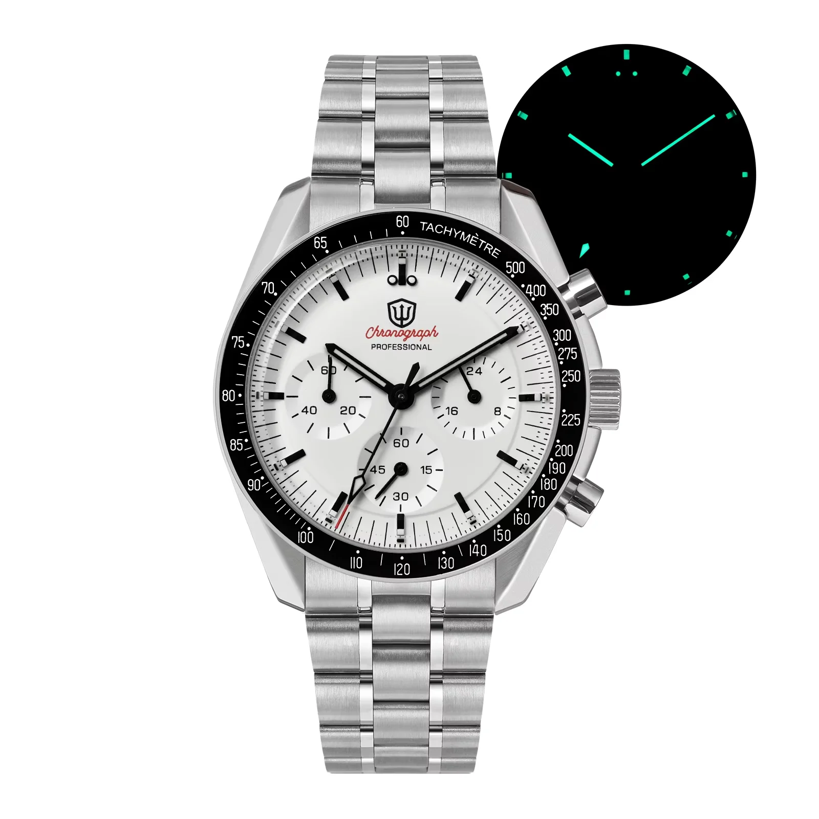 Watchdives Wd1863 Bubble Sapphire Quartz Watches 39Mm Japan Vk63