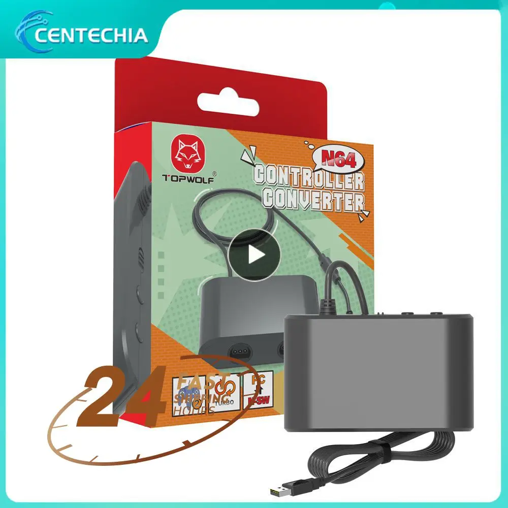 Convertitore Adattatore Usb Per Switch 64/Oled Modello Pc Windows Controller Adapter Gamepad Gaming Converter Adapter Per N64