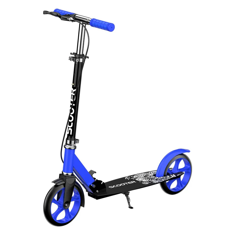 Children and Teens Adult Scooter Two-Wheeled Foldable City Work School Student Outdoor Sports Portable Pedal Scooter