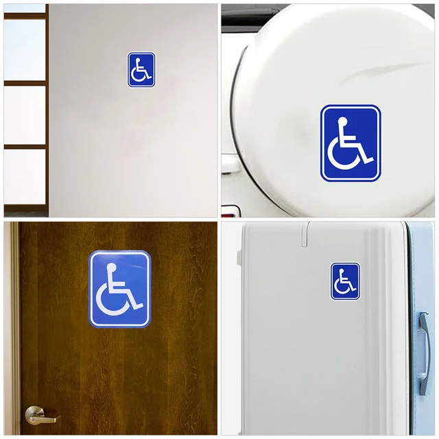 Disabled Wheelchair Sticker Set 6