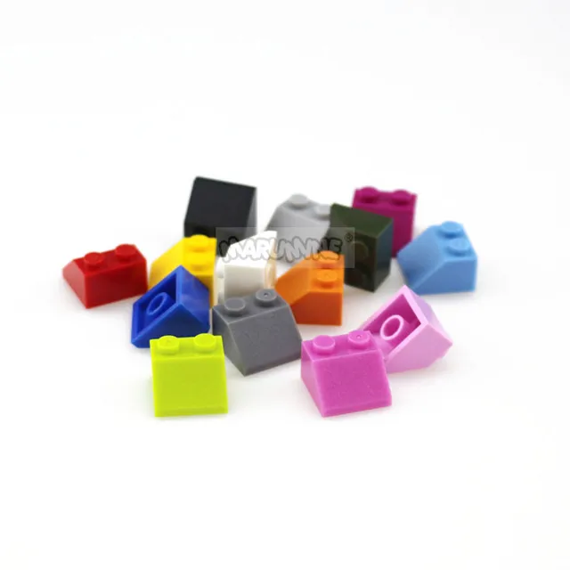 Marumine 30PCS 2x2 Slope Brick Bulk Parts 3039 MOC Classic Building Blocks Roof City Part Create Educational DIY Toy For Kids 2