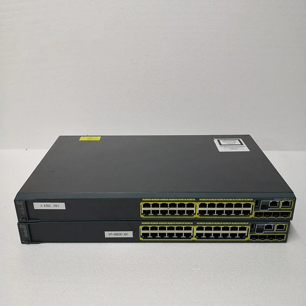 1 Pcs WS-C2960S-24TS-S For CISCO 24-Port Gigabit 4SFP Optical Port Management Network Switch