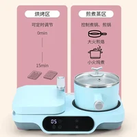 portable Waffle sandwich bread Maker machine frying boiling steaming 3 in 1 breakfast makers 2