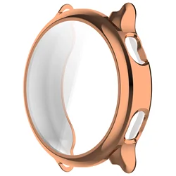 Silicone Bumper Case Cover with Screen Protector - Garmin Vivoactive 6 (3 Rose gold)