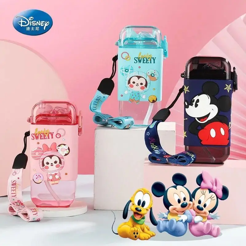 Disney Cartoons Mickey Mouse Kids Milk Cup With Straw Kawaii Figure Minnie  Water Cup Mugs Sport Bottle Princess Sophia Juice Cup - Mugs - AliExpress
