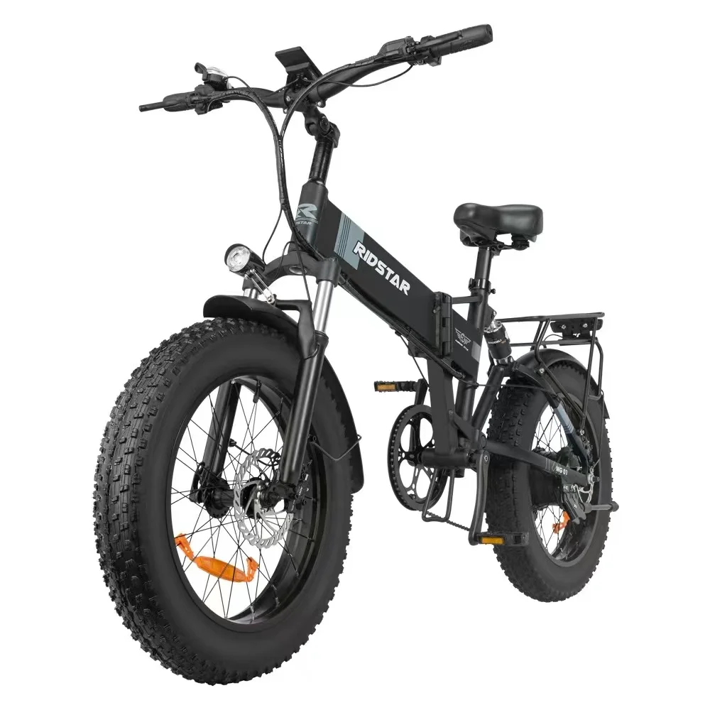 

Ebike Ridstar H20 Folding 1000W Motor 48V 15AH Battery 20*4Fat Tire Electric Bike Mountain Snow Full Suspension Electric Bicycle