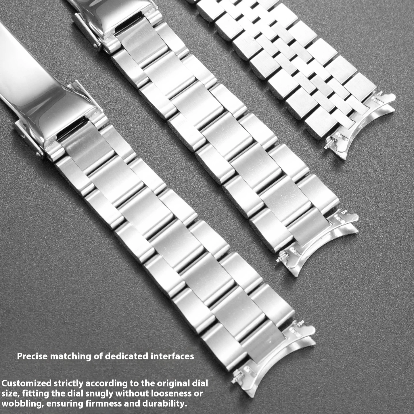 Stainless Steel Waterproof Watch Strap Bracelet in Various Sizes