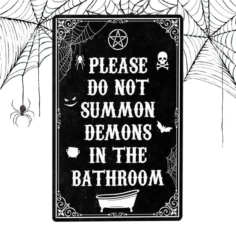 Funny Dark Humor Goth Home Decor No Soliciting Signs For Home Violators Sign For Gothic Room Camera Da Letto Bagno Office