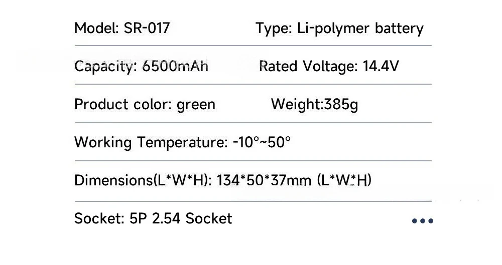 14.4V 6500mAh for Ecovacs T5 T8 T9 X1 950 DX93 DX96 DLX11 Robotic Vacuum Battery