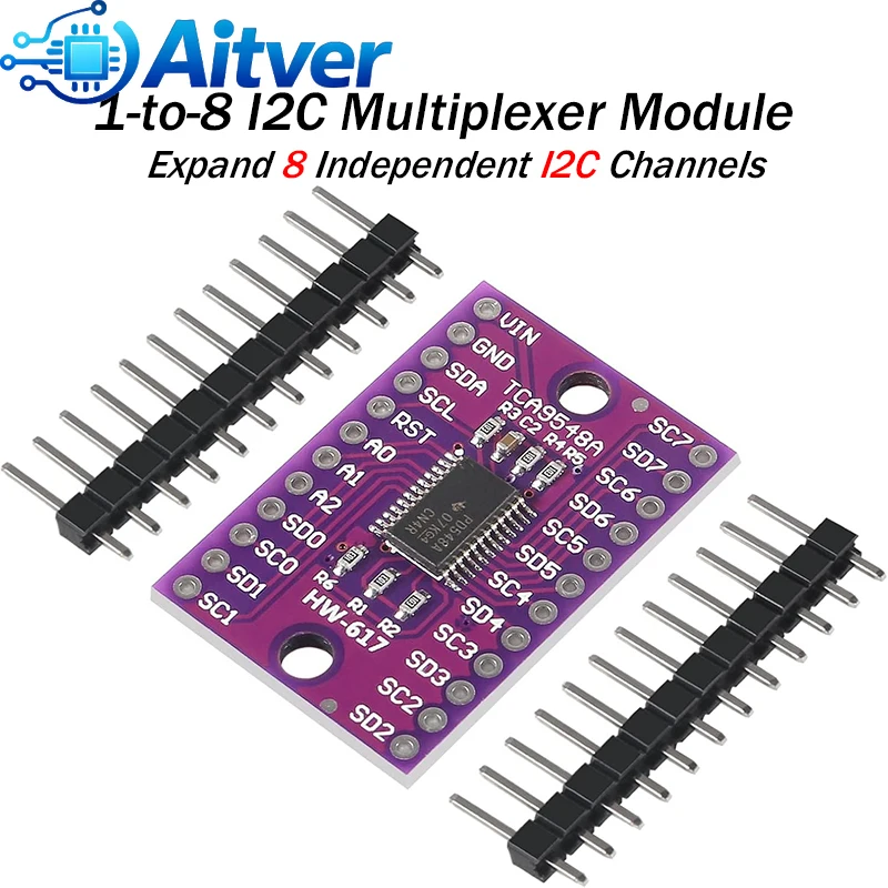 รูปสินค้า โมดูลขยาย I2C 8 ช่อง สำหรับ Arduino และเซ็นเซอร์