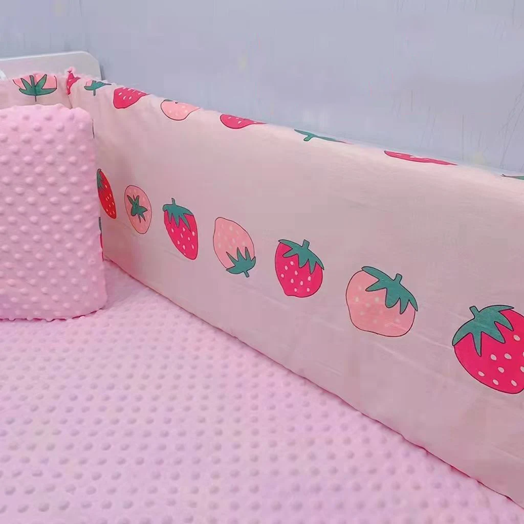 

Детская кроватка из чистого хлопка, с мультяшным рисунком