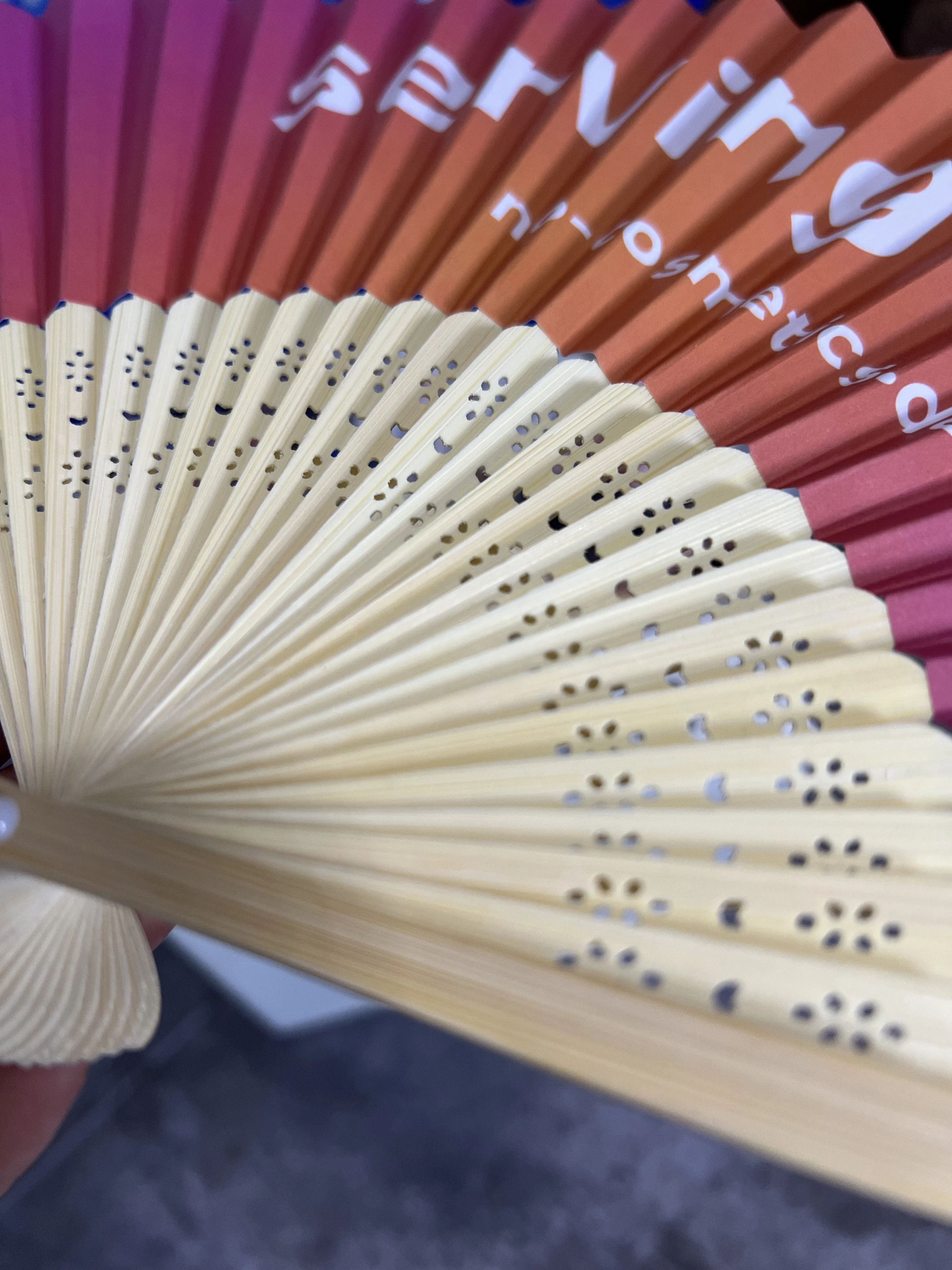 100 Stück individuelle Handfächer mit Fotos und Textpapier-Faltfächer für personalisierte Geschenke und Veranstaltungen – Detail 2