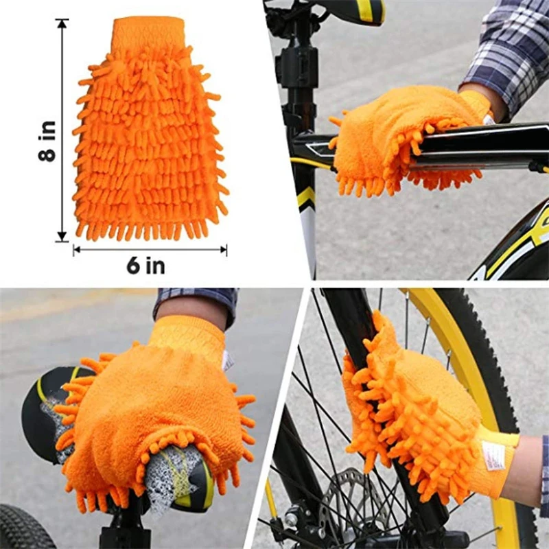 Bicycle Chain Cleaner Set Bike Cleaning Kit for Outdoor Cycling