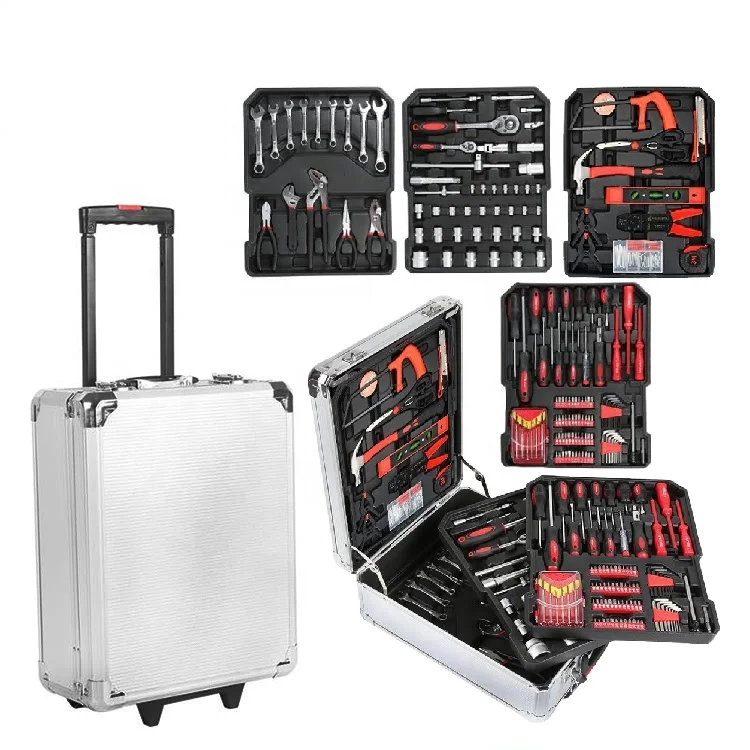 

186pcs Professional Tools Set Multifunctional Auto Repair Tool Kit Socket Wrench Set For Car And Bicycles Wheel Repair