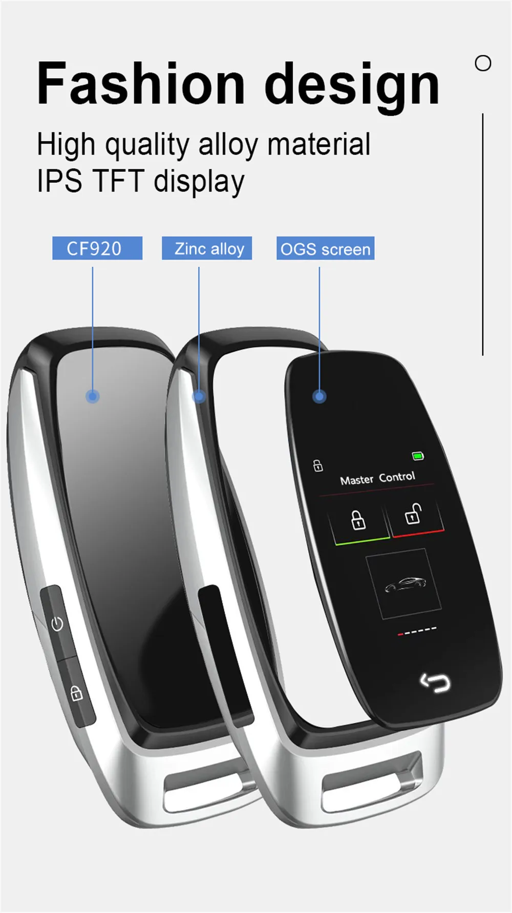 Aggiornamento CF920 multilingue chiave LCD intelligente universale ingresso confortevole blocco automatico senza chiave Go per Audi/Ford/Mazda/Toyota/Porsche - Sed8acc4a0dea40e583955f87a88aae0eA