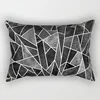 Hot Sale Modern Color Geometry  Pillow Covers High Quality Short Plush Velvet Rectangle Pillow Cases Room Decoration 6