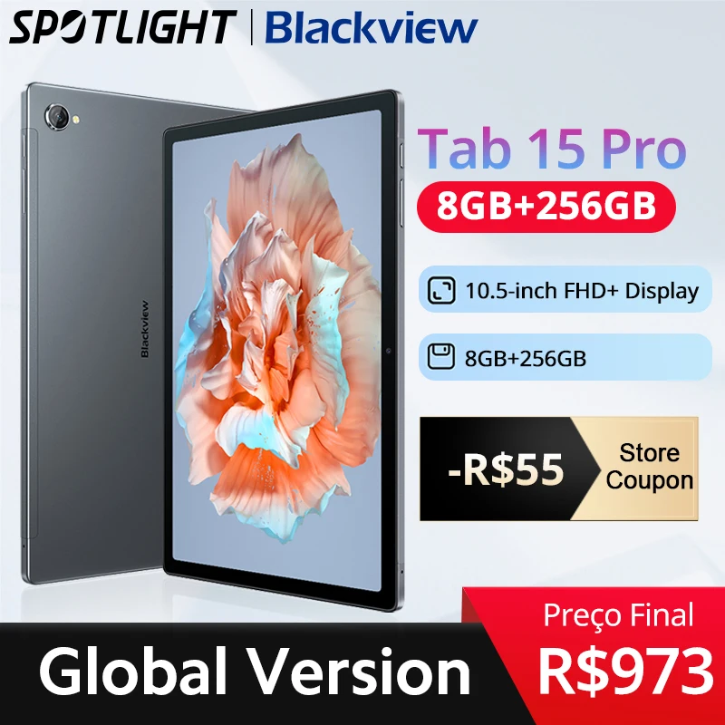 Blackview-Tab 15 Pro Tablet, Pad Android, Octa Core, 8GB, 256GB ...