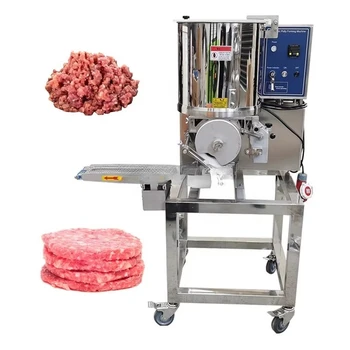 เครื่องทําเบอร์เกอร์แพตตี้เชิงพาณิชย์พร้อมแม่พิมพ์รูปทรงต่างๆ 380v 50Hz 0.75kw ใช้งานง่าย 1