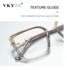 VKYEE Fashionable Large Frame Simple Square Design Anti-blue Light Reading Glasses Customizable Prescription Photochromic 5