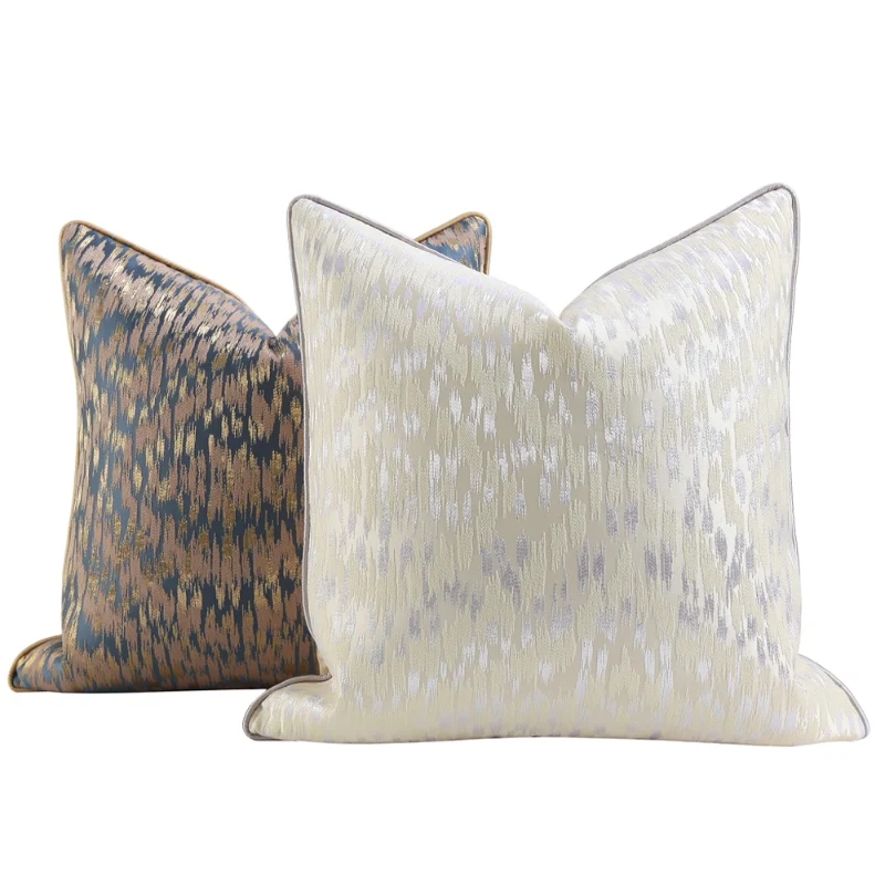 

Классическая подушка в американском стиле с геометрической волной, декоративная подушка, роскошное блестящее кресло для дивана, постельное белье