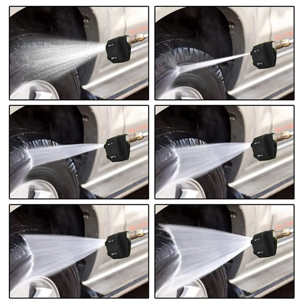 High-pressure jet stream from nozzle