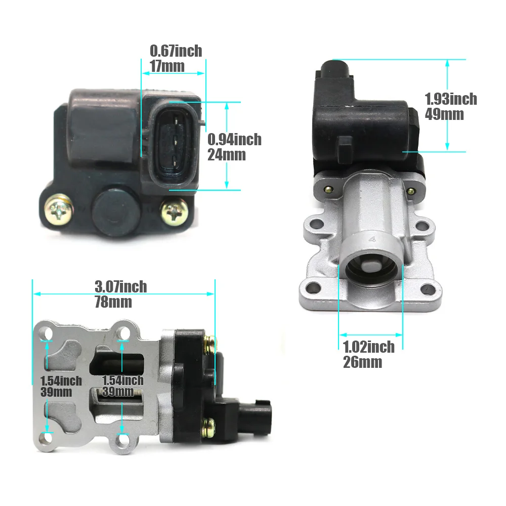 22270-28010 2227028010 AC282 2H1345 Idle Speed Air Control Valve For Toyota RAV4 RAV 4 2.0L Highlander 2.4L 2001-2004