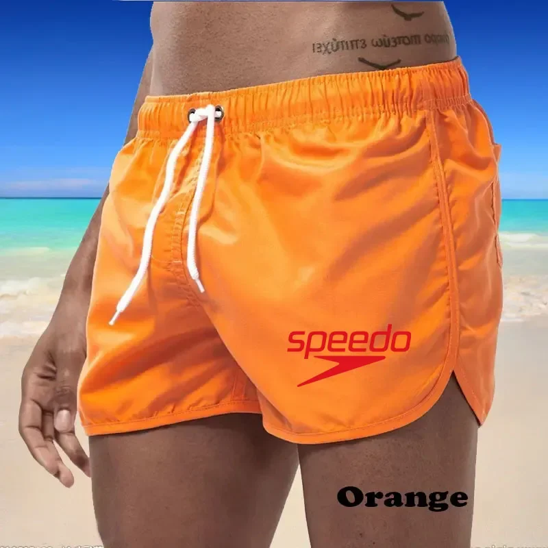 2025 Summer New Men's Sexy Swimwear Men Swimming Shorts Male Briefs Beach Shorts Sports Suits Surf Board Shorts Men Swim Trunks 4