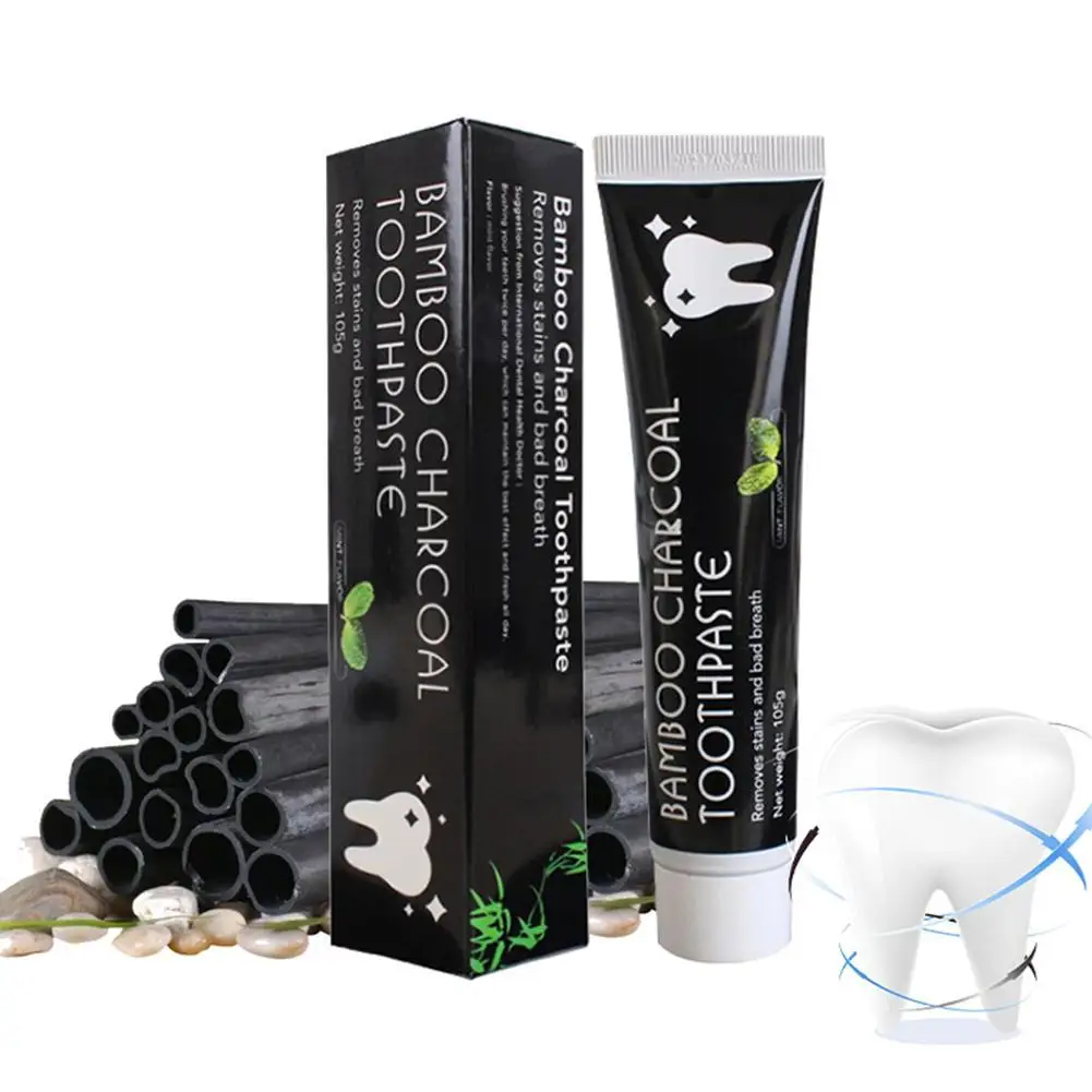 Bamboo Charcoal Toothpaste Whitening Teeth Activated Carbon Removing Yellow Teeth Cleaning Tooth Oral Fresh Oral Health Care teeth whitening essence teeth whitening product teeth health product