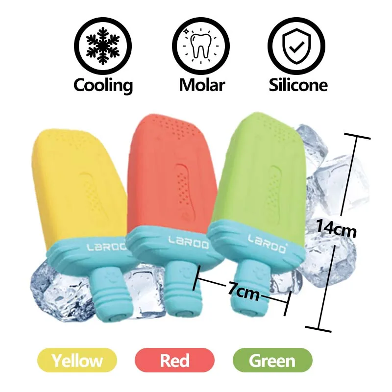 Cool Pup Cooling Toy (Popsicle (Mini), Green)